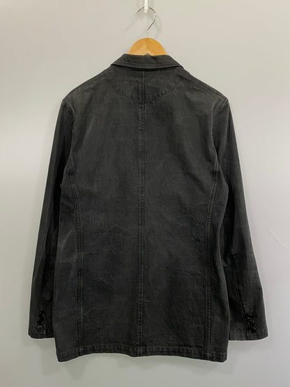 【中古品】【メンズ】 VIRUS ヴァイラス DENIM JACKET デニムジャケット テーラードジャケット 146-260813-ta-08-min サイズ：46 カラー：ブラック系 万代Net店