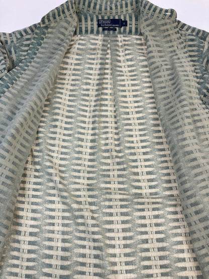 【中古品】【メンズ】 Polo by Ralph Lauren ポロバイラルフローレン 90's L/S SHIRT 90年代 総柄 ロングスリーブシャツ 長袖 トップス 146-251201-kk-53-min サイズ：S カラー：グリーン系 万代Net店