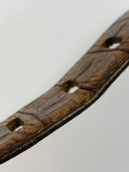 【中古品】【メンズ】 OLD LOEWE オールド ロエベ ANAGRAM LEATHER BELT アナグラム レザー ベルト ヴィンテージ 183-251130-em-54-min カラー：ブラウン 万代Net店