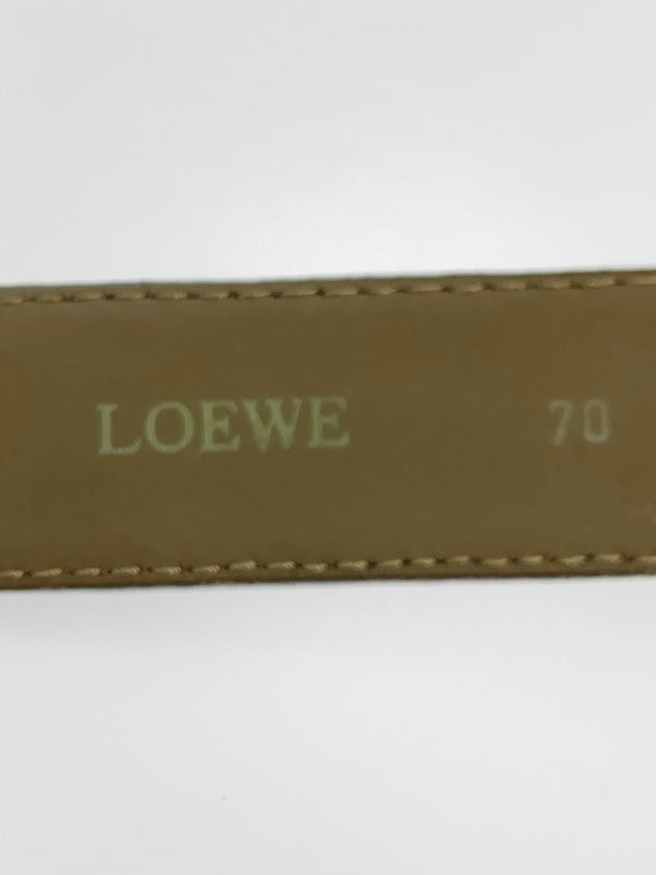 【中古品】【メンズ】 OLD LOEWE オールド ロエベ ANAGRAM LEATHER BELT アナグラム レザー ベルト ヴィンテージ 183-251130-em-54-min カラー：ブラウン 万代Net店