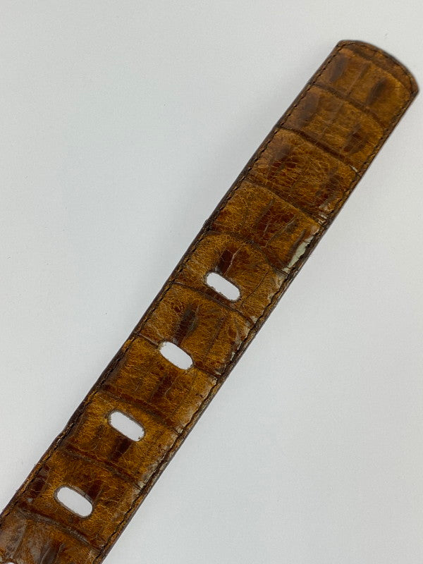 【中古品】【メンズ】 OLD LOEWE オールド ロエベ ANAGRAM LEATHER BELT アナグラム レザー ベルト ヴィンテージ 183-251130-em-54-min カラー：ブラウン 万代Net店
