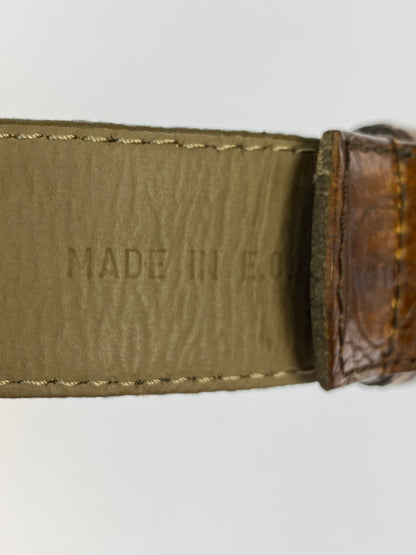 【中古品】【メンズ】 OLD LOEWE オールド ロエベ ANAGRAM LEATHER BELT アナグラム レザー ベルト ヴィンテージ 183-251130-em-54-min カラー：ブラウン 万代Net店