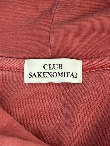 【現状渡し品】【メンズ】 CLUB SAKENOMITAI クラブ サケノミタイ BIG LOGO HOODIE フーディ 142-251222-zi-50-min サイズ：L カラー：レッド系 万代Net店