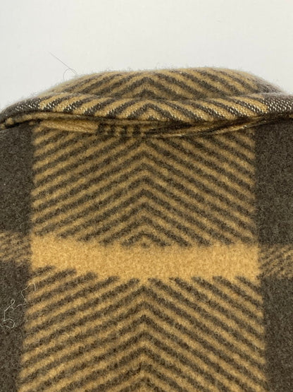 【中古品】【メンズ】 COMME DES GARCONS HOMME PLUS コムデギャルソンオムプリュス THE TREE OF YOUTH期 WOOL CHECK COAT PL-J092 ウール チェック コート メンズ アウター ジャケット 140-251130-em-41-min サイズ：XS カラー：ブラウン 万代Net店