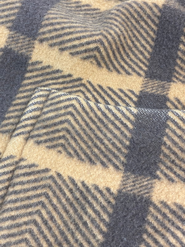 【中古品】【メンズ】 COMME DES GARCONS HOMME PLUS コムデギャルソンオムプリュス THE TREE OF YOUTH期 WOOL CHECK COAT PL-J092 ウール チェック コート メンズ アウター ジャケット 140-251130-em-41-min サイズ：XS カラー：ブラウン 万代Net店