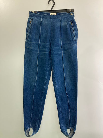 【中古品】【レディース】 ISSEY MIYAKE イッセイミヤケ 80's DENIM PANT RG43316 VINTAGE 80年代 デニムパンツ ボトムス ジーンズ ヴィンテージ 151-251201-kk-60-min サイズ：表記なし 下記参照 カラー：インディゴ 万代Net店