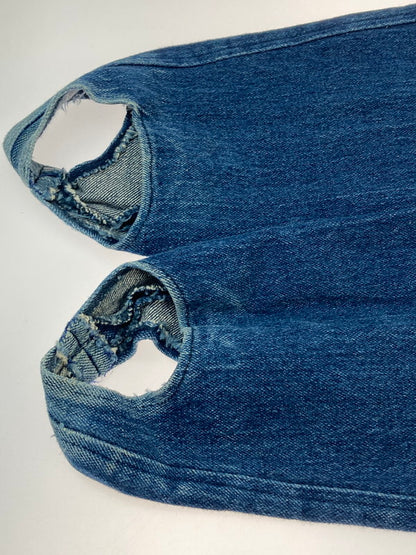 【中古品】【レディース】 ISSEY MIYAKE イッセイミヤケ 80's DENIM PANT RG43316 VINTAGE 80年代 デニムパンツ ボトムス ジーンズ ヴィンテージ 151-251201-kk-60-min サイズ：表記なし 下記参照 カラー：インディゴ 万代Net店