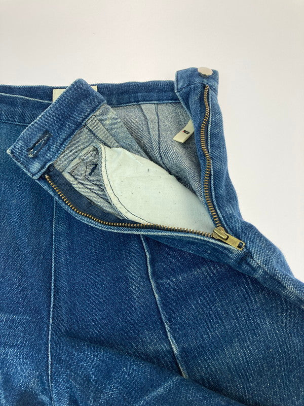 【中古品】【レディース】 ISSEY MIYAKE イッセイミヤケ 80's DENIM PANT RG43316 VINTAGE 80年代 デニムパンツ ボトムス ジーンズ ヴィンテージ 151-251201-kk-60-min サイズ：表記なし 下記参照 カラー：インディゴ 万代Net店