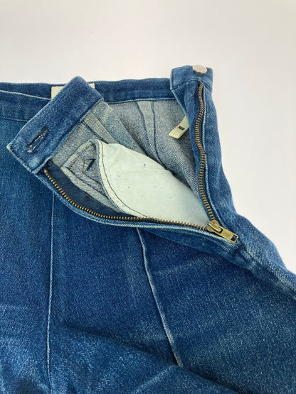 【中古品】【レディース】 ISSEY MIYAKE イッセイミヤケ 80's DENIM PANT RG43316 VINTAGE 80年代 デニムパンツ ボトムス ジーンズ ヴィンテージ 151-251201-kk-60-min サイズ：表記なし 下記参照 カラー：インディゴ 万代Net店