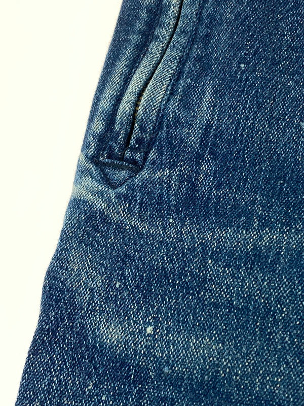 【中古品】【レディース】 ISSEY MIYAKE イッセイミヤケ 80's DENIM PANT RG43316 VINTAGE 80年代 デニムパンツ ボトムス ジーンズ ヴィンテージ 151-251201-kk-60-min サイズ：表記なし 下記参照 カラー：インディゴ 万代Net店