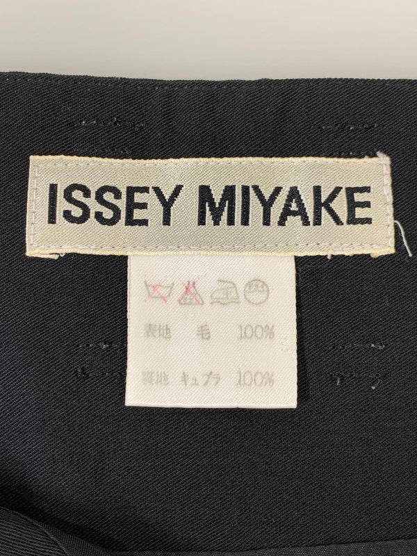 【中古品】【レディース】 ISSEY MIYAKE イッセイミヤケ IM51-F0101 WOOL SKIRT ウールスカート 171-251206-zi-32-min サイズ：S カラー：ブラック 万代Net店