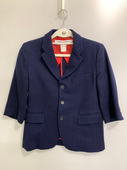 【中古品】【レディース】 COMME DES GARCONS COMME DES GARCONS コムデギャルソン コムデギャルソン 3B TAILORED JACKET W11J019 170-260922-hu-60-min サイズ：SS カラー：ネイビー 万代Net店