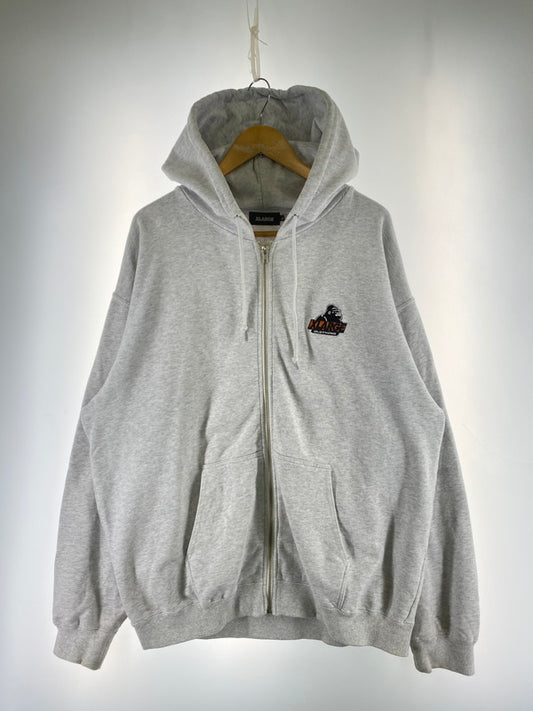 【中古品】【メンズ】 XLARGE エクストララージ 7STORE ADDRESS ZIP HOODED SWEAT 101224012035 ジップ フーディー スウェット メンズ トップス フルジップ パーカー 142-251205-em-26-min サイズ：XL カラー：ライトグレー 万代Net店
