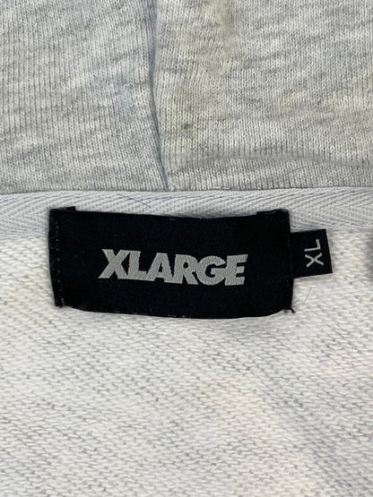 【中古品】【メンズ】 XLARGE エクストララージ 7STORE ADDRESS ZIP HOODED SWEAT 101224012035 ジップ フーディー スウェット メンズ トップス フルジップ パーカー 142-251205-em-26-min サイズ：XL カラー：ライトグレー 万代Net店