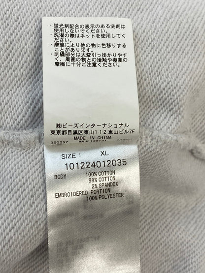 【中古品】【メンズ】 XLARGE エクストララージ 7STORE ADDRESS ZIP HOODED SWEAT 101224012035 ジップ フーディー スウェット メンズ トップス フルジップ パーカー 142-251205-em-26-min サイズ：XL カラー：ライトグレー 万代Net店