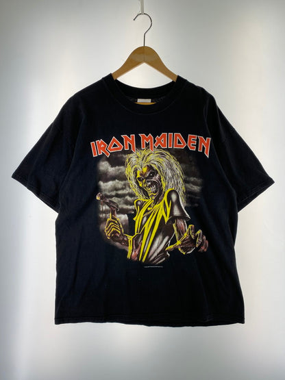 【現状渡し品】【メンズ】 IRON MADEN S/S PRINT TEE アイアン メイデン ショートスリーブ プリント Tシャツ 半袖Tシャツ トップス 146-251225-yn-12-min サイズ：XL カラー：ブラック 万代Net店