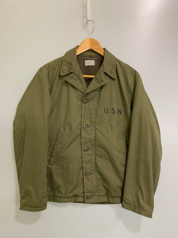 【現状渡し品】【メンズ】 U.S.NAVY アメリカ海軍 40's N-4 FIELD JACKET VINTAGE 40年代 N-4 フィールドジャケット アウター ヴィンテージ 146-251201-kk-27-min サイズ：表記消え 下記参照 カラー：オリーブ 万代Net店