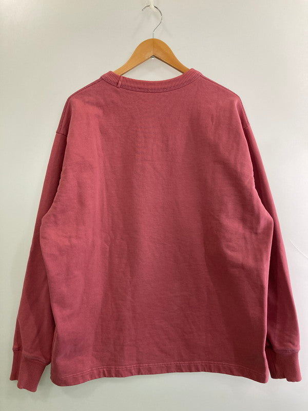 【中古品】【メンズ】 ACNE STUDIOS アクネストゥディオズ CREWNECK SWEATSHIRT FN-MN-SWEA000260 クルーネックスウェットシャツ トップス トレーナー 141-251201-kk-49-min サイズ：M カラー：ピンク 万代Net店