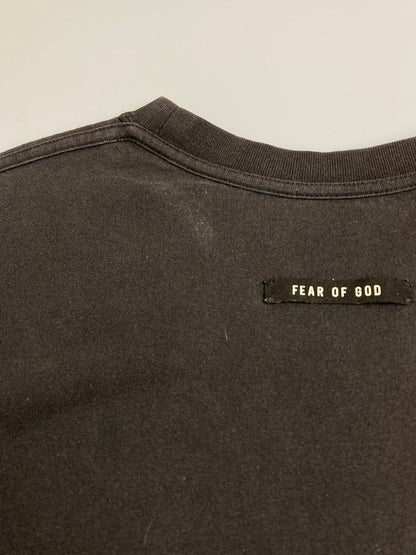 【中古品】【メンズ】 FEAR OF GOD フィア オブ ゴッド SIXTH COLLECTION FG LOGO L S TEE FG20-007 19SS ロゴ クルーネック Tシャツ 長袖 メンズ トップス 142-251208-em-08-min サイズ：L カラー：ブラック 万代Net店