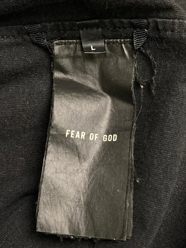 【中古品】【メンズ】 FEAR OF GOD フィア オブ ゴッド SIXTH COLLECTION FG LOGO L S TEE FG20-007 19SS ロゴ クルーネック Tシャツ 長袖 メンズ トップス 142-251208-em-08-min サイズ：L カラー：ブラック 万代Net店