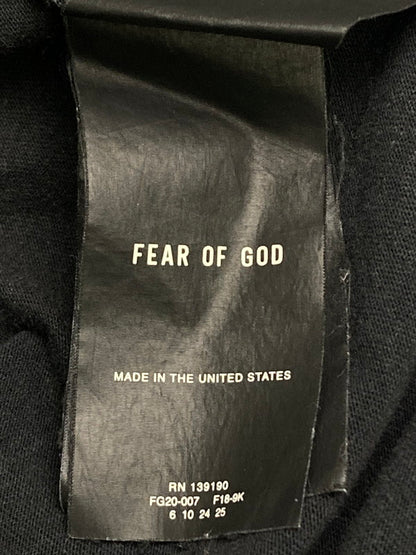 【中古品】【メンズ】 FEAR OF GOD フィア オブ ゴッド SIXTH COLLECTION FG LOGO L S TEE FG20-007 19SS ロゴ クルーネック Tシャツ 長袖 メンズ トップス 142-251208-em-08-min サイズ：L カラー：ブラック 万代Net店