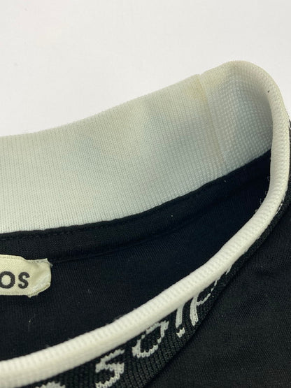 【中古品】【メンズ】 ACNE STUDIOS アクネストゥディオズ EXTORR LOGO RIB T-SHIRTS FN-MN-TSHI000119 ネック ロゴ プリント Tシャツ メンズ トップス 半袖 141-251130-em-23-min サイズ：ＸＬ カラー：ブラック 万代Net店