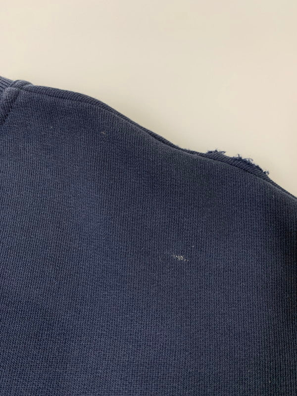 【中古品】【メンズ】 RAF SIMONS ラフシモンズ 22SS DESTROYED CREWNECK SWEATER SREAPERS 221-M167 デストロイ クルーネックスウェット トップス トレーナー 141-251201-kk-35-min サイズ：2 カラー：ネイビー 万代Net店