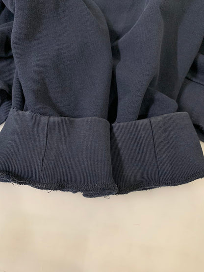 【中古品】【メンズ】 RAF SIMONS ラフシモンズ 22SS DESTROYED CREWNECK SWEATER SREAPERS 221-M167 デストロイ クルーネックスウェット トップス トレーナー 141-251201-kk-35-min サイズ：2 カラー：ネイビー 万代Net店