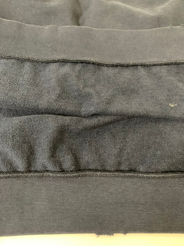 【中古品】【メンズ】 RAF SIMONS ラフシモンズ 22SS DESTROYED CREWNECK SWEATER SREAPERS 221-M167 デストロイ クルーネックスウェット トップス トレーナー 141-251201-kk-35-min サイズ：2 カラー：ネイビー 万代Net店