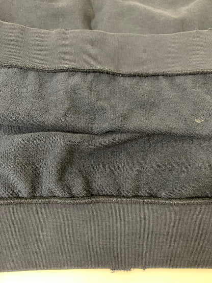 【中古品】【メンズ】 RAF SIMONS ラフシモンズ 22SS DESTROYED CREWNECK SWEATER SREAPERS 221-M167 デストロイ クルーネックスウェット トップス トレーナー 141-251201-kk-35-min サイズ：2 カラー：ネイビー 万代Net店