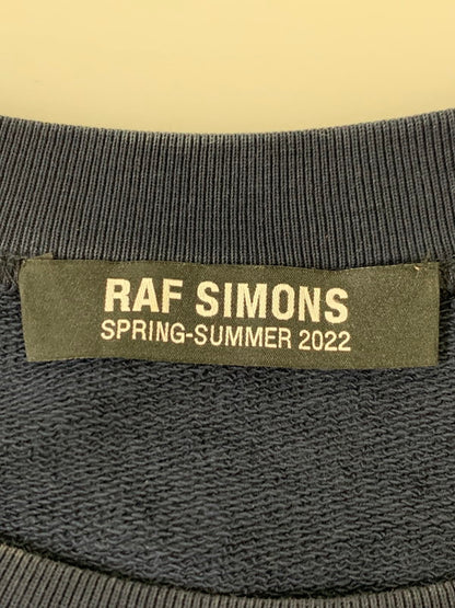 【中古品】【メンズ】 RAF SIMONS ラフシモンズ 22SS DESTROYED CREWNECK SWEATER SREAPERS 221-M167 デストロイ クルーネックスウェット トップス トレーナー 141-251201-kk-35-min サイズ：2 カラー：ネイビー 万代Net店