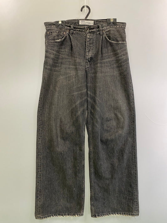 【現状渡し品】【メンズ】 DAIRIKU ダイリク WIDE VINTAGE DENIM PANTS BLACK 24AWD-12 ワイド ヴィンテージ デニム パンツ メンズ ボトムス ジーンズ 151-251205-em-53-min サイズ：31，L カラー：インディゴブラック 万代Net店