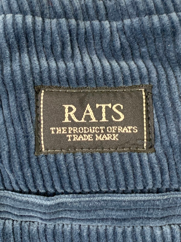 【中古品】【メンズ】 RATS ラッツ 25AW CORDUROY EASY PANTS 25'RP-0910 コーデュロイ イージーパンツ ボトムス 151-251201-kk-41-min サイズ：M カラー：ブルーグレー 万代Net店