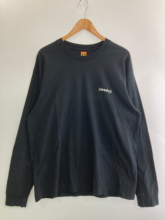 【中古品】【メンズ】 HUMAN MADE ヒューマンメイド 24SS GRAPHIC L/S TEE グラフィック ロングスリーブ Tシャツ 長袖 トップス 142-251201-kk-62-min サイズ：XXL カラー：ブラック 万代Net店