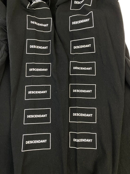 【中古品】【メンズ】 DESCENDANT ディセンダント MILITIA LAYERED LS TEE ミリティアレイヤードロングススリーブ Tシャツ 142-260110-zi-10-min サイズ：3 カラー：ブラック 万代Net店