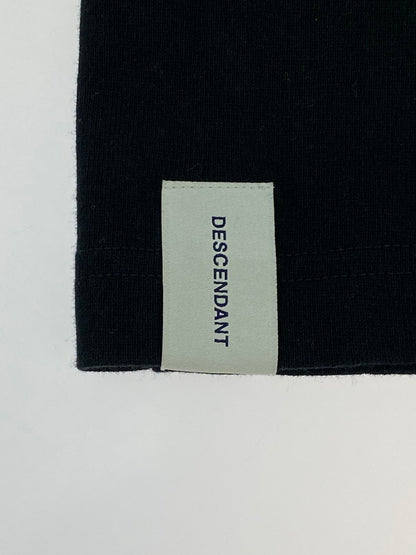 【中古品】【メンズ】 DESCENDANT ディセンダント MILITIA LAYERED LS TEE ミリティアレイヤードロングススリーブ Tシャツ 142-260110-zi-10-min サイズ：3 カラー：ブラック 万代Net店