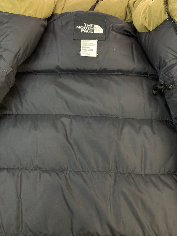 【中古品】【メンズ】 THE NORTH FACE ザ・ノースフェイス BAFFIN VEST ND-1037 バフィン ベスト メンズ アウター ダウンベスト 144-251130-em-27-min サイズ：Ｌ　 カラー：カーキ 万代Net店