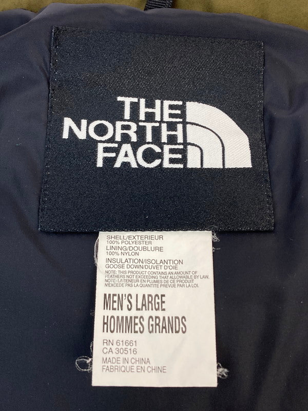 【中古品】【メンズ】 THE NORTH FACE ザ・ノースフェイス BAFFIN VEST ND-1037 バフィン ベスト メンズ アウター ダウンベスト 144-251130-em-27-min サイズ：Ｌ　 カラー：カーキ 万代Net店