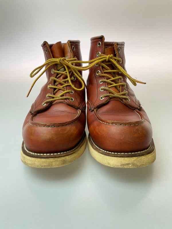 【中古品】【メンズ】 RED WING レッドウィング 90年代 表四角犬タグ 8875 IRISH SETTER アイリッシュ セッター ブーツ 靴 164-251204-jt-09-min サイズ：US 9 E カラー：ブラウン 万代Net店