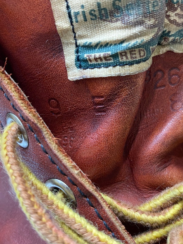 【中古品】【メンズ】 RED WING レッドウィング 90年代 表四角犬タグ 8875 IRISH SETTER アイリッシュ セッター ブーツ 靴 164-251204-jt-09-min サイズ：US 9 E カラー：ブラウン 万代Net店