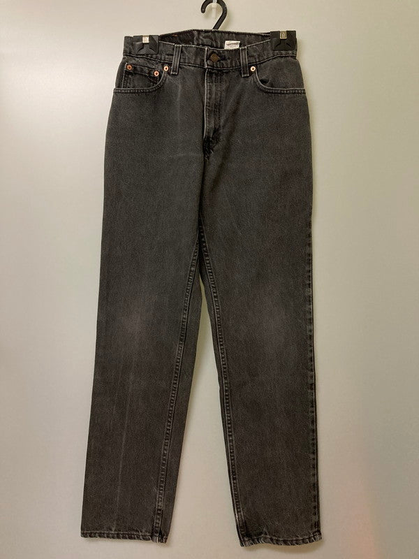 【現状渡し品】【メンズ】 Levi's リーバイス 90'S 後染め 505 BLACK DENIM PANTS 90年代 ブラック デニム パンツ メンズ ボトムス ジーンズ ジーパン 157-251208-em-01-min サイズ：M カラー：グレー 万代Net店