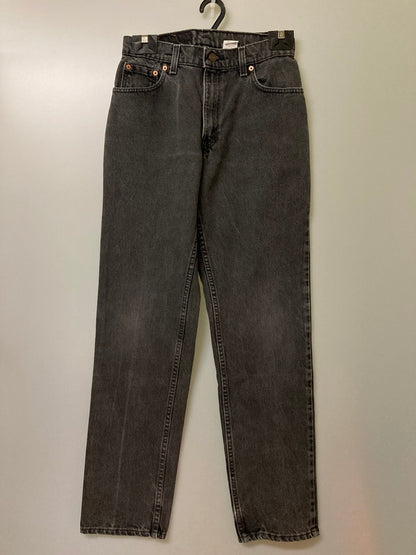 【現状渡し品】【メンズ】 Levi's リーバイス 90'S 後染め 505 BLACK DENIM PANTS 90年代 ブラック デニム パンツ メンズ ボトムス ジーンズ ジーパン 157-251208-em-01-min サイズ：M カラー：グレー 万代Net店