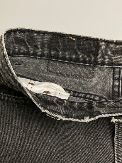 【現状渡し品】【メンズ】 Levi's リーバイス 90'S 後染め 505 BLACK DENIM PANTS 90年代 ブラック デニム パンツ メンズ ボトムス ジーンズ ジーパン 157-251208-em-01-min サイズ：M カラー：グレー 万代Net店