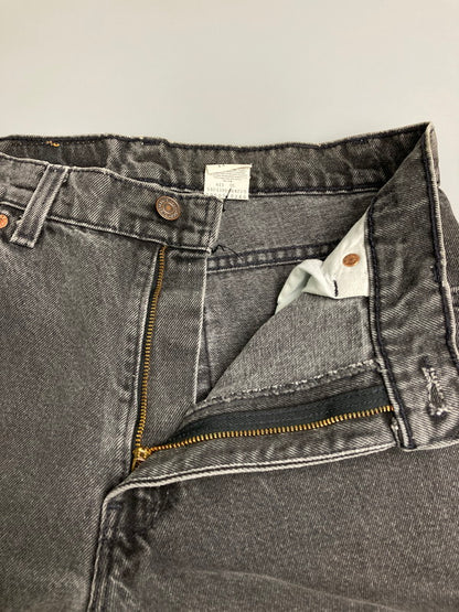 【現状渡し品】【メンズ】 Levi's リーバイス 90'S 後染め 505 BLACK DENIM PANTS 90年代 ブラック デニム パンツ メンズ ボトムス ジーンズ ジーパン 157-251208-em-01-min サイズ：M カラー：グレー 万代Net店