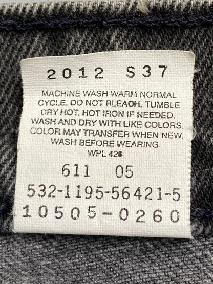 【現状渡し品】【メンズ】 Levi's リーバイス 90'S 後染め 505 BLACK DENIM PANTS 90年代 ブラック デニム パンツ メンズ ボトムス ジーンズ ジーパン 157-251208-em-01-min サイズ：M カラー：グレー 万代Net店