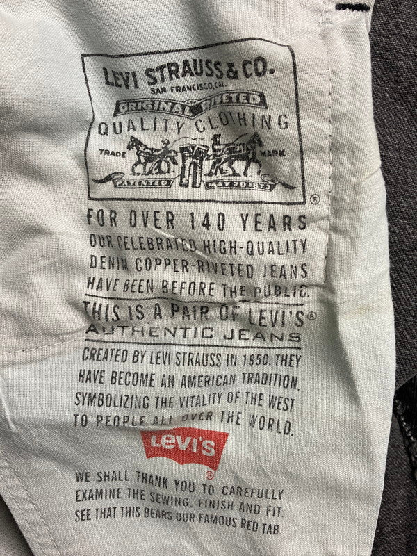 【現状渡し品】【メンズ】 Levi's リーバイス 90'S 後染め 505 BLACK DENIM PANTS 90年代 ブラック デニム パンツ メンズ ボトムス ジーンズ ジーパン 157-251208-em-01-min サイズ：M カラー：グレー 万代Net店