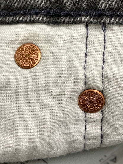 【現状渡し品】【メンズ】 Levi's リーバイス 90'S 後染め 505 BLACK DENIM PANTS 90年代 ブラック デニム パンツ メンズ ボトムス ジーンズ ジーパン 157-251208-em-01-min サイズ：M カラー：グレー 万代Net店