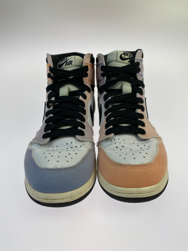 【中古品】【メンズ】 NIKE ナイキ AIR JORDAN 1 RETRO HIGH OG CRAFT DX0054-805 エア ジョーダン 1 レトロ ハイ オリジナル クラフト スニーカー 靴 160-251203-kk-04-min カラー：VIVID ORANGE/BLACK-ICED LILAC-TRUE BLUE-SAIL 万代Net店