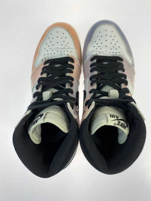 【中古品】【メンズ】 NIKE ナイキ AIR JORDAN 1 RETRO HIGH OG CRAFT DX0054-805 エア ジョーダン 1 レトロ ハイ オリジナル クラフト スニーカー 靴 160-251203-kk-04-min カラー：VIVID ORANGE/BLACK-ICED LILAC-TRUE BLUE-SAIL 万代Net店