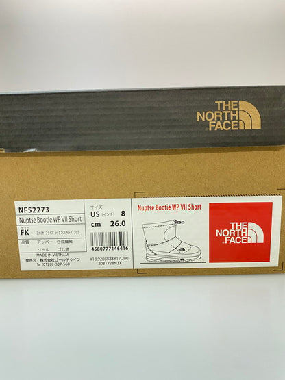 【中古品】【メンズ】 THE NORTH FACE ザ・ノースフェイス NUPTSE BOOTIE WP VII SHORT NF52273 ヌプシ ブーティ ウォータープルーフ ショート 靴 165-251204-jt-23-min サイズ：US 8 26.0cm カラー：ブラック 万代Net店